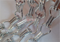 2.0mm Aluminium Chain Link Tirai Warna Perak Untuk Pembagi Ruangan