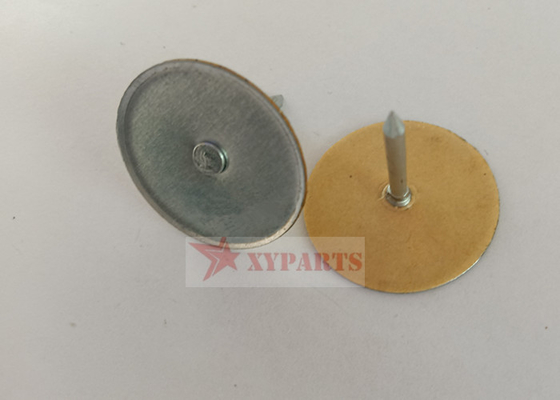 1 &quot;Panjang Galvanized Cup Head Capacitor Discharge Cd Weld Pins Dengan Paper Washer
