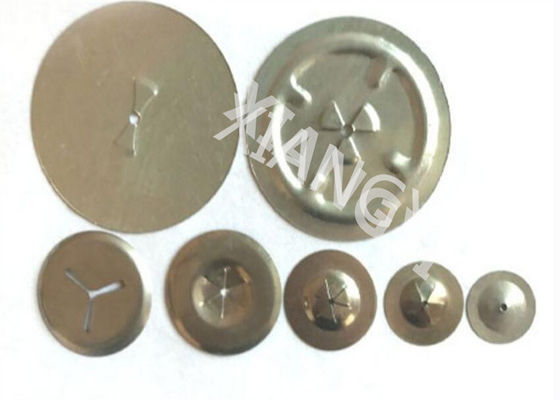 Stainless Steel Round Self Locking Washers Untuk Memperbaiki Pin Isolasi Wol Batu