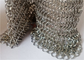 Stainless Steel Chain Mail Metal Mesh Curtains 0.53x3.81mm Untuk Layar Fire Guard