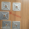 2'' Square Shape Self Locking Washers Dengan Tepi Miring Untuk Memperbaiki Pin Insulaton