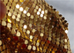Kain Payet Logam Warna Emas 4x4mm Digunakan Sebagai Gorden Pembatas Ruangan