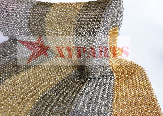 Struktur Arsitektur ChainMail Ring Mesh Untuk Pembagi Ruangan