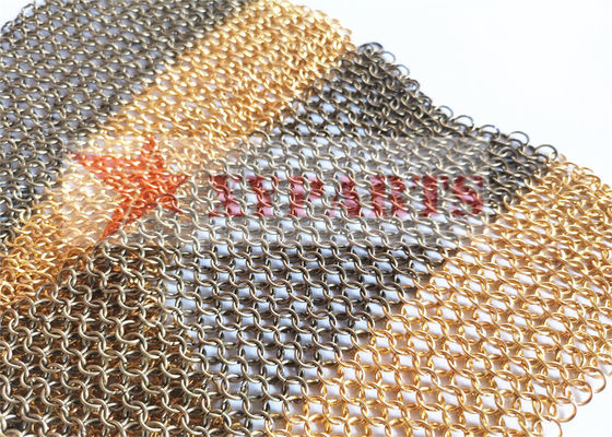 Struktur Arsitektur ChainMail Ring Mesh Untuk Pembagi Ruangan