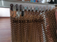 1.2mm Ring Mesh Curtain Produk Ringan Aluminium Coil Dekoratif Logam Untuk Restoran