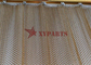 Aluminium Spiral 1mm Metal Mesh Curtain Ukuran Disesuaikan Warna Untuk Layar Partisi