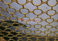 Stainless Steel S Type Flat Wire 3.0mm Ring Metal Mesh Curtain Untuk Partisi Interior